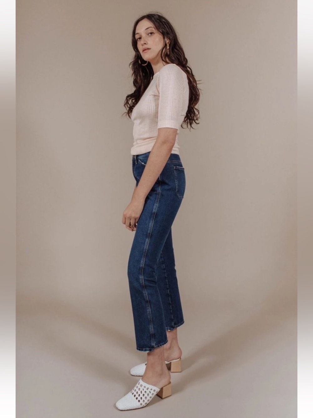Mih cult Jean straight leg in BLACK size 26